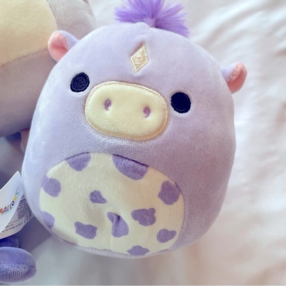 5" 3x Squishmallows Gordon The Shark, Violet The Octopus & Meadow the Horse - Picture 4 of 14